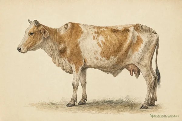 Naturhistorische Illustration von Tuberculinum (Mycobacterium tuberculosis) (Tuberkulose-Nosode (Tuberkel-Bazillus)) – Ausgangssubstanz der homöopathischen Globuli