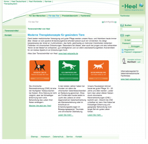 Heel für Tiere