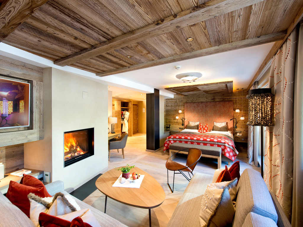 Tuxerhof Alpin SPA Hotel Tux im Zillertal - Relaxsuite Bergfeuer